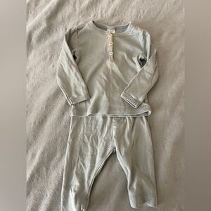 H&M Kids Pajama Set in Soft Gray